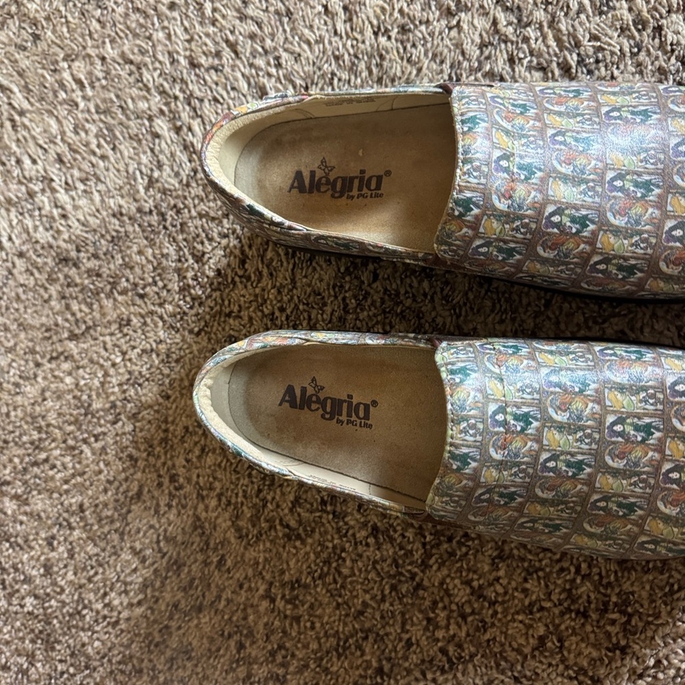 Algeria Keli Love You Mucha shoes with all over print Size 39 = Size 9 - Picture 6 of 16